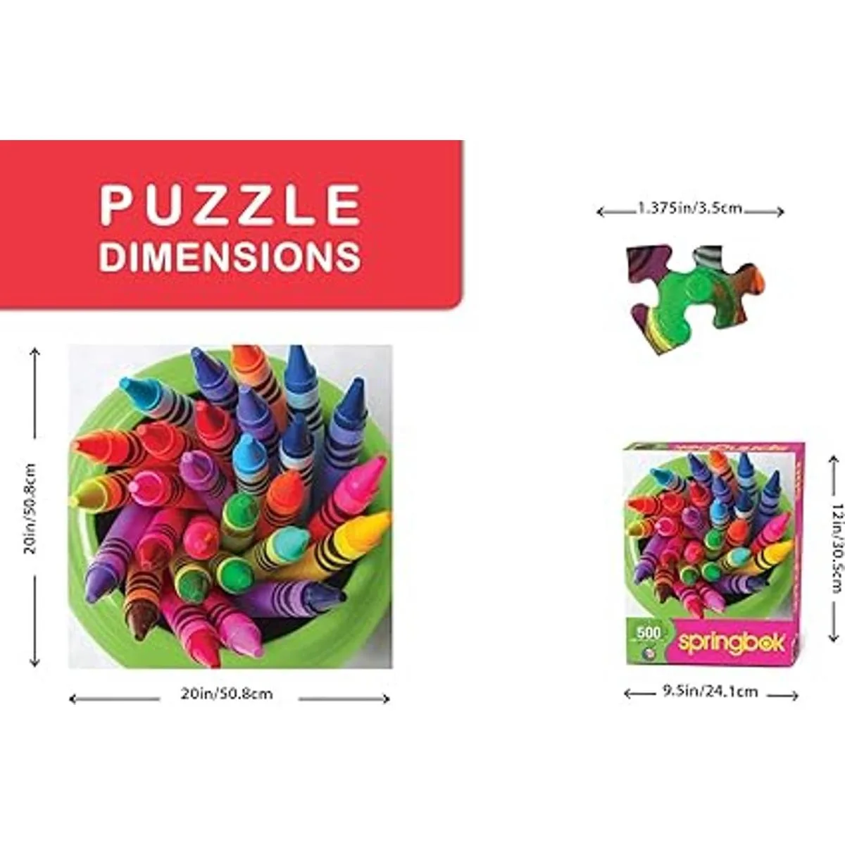 Springbok 500 piezas Jigsaw Puzzle Twist of Color Hecho_3