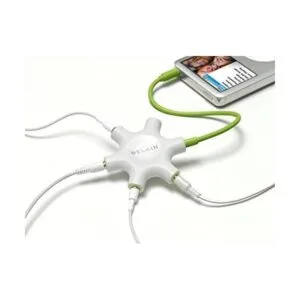 Bifurcador de auriculares Belkin Rockstar 1 Verde claro_2