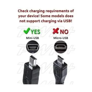 PWR Cable Mini USB a USB Cable para Garmin GPS portátil_2