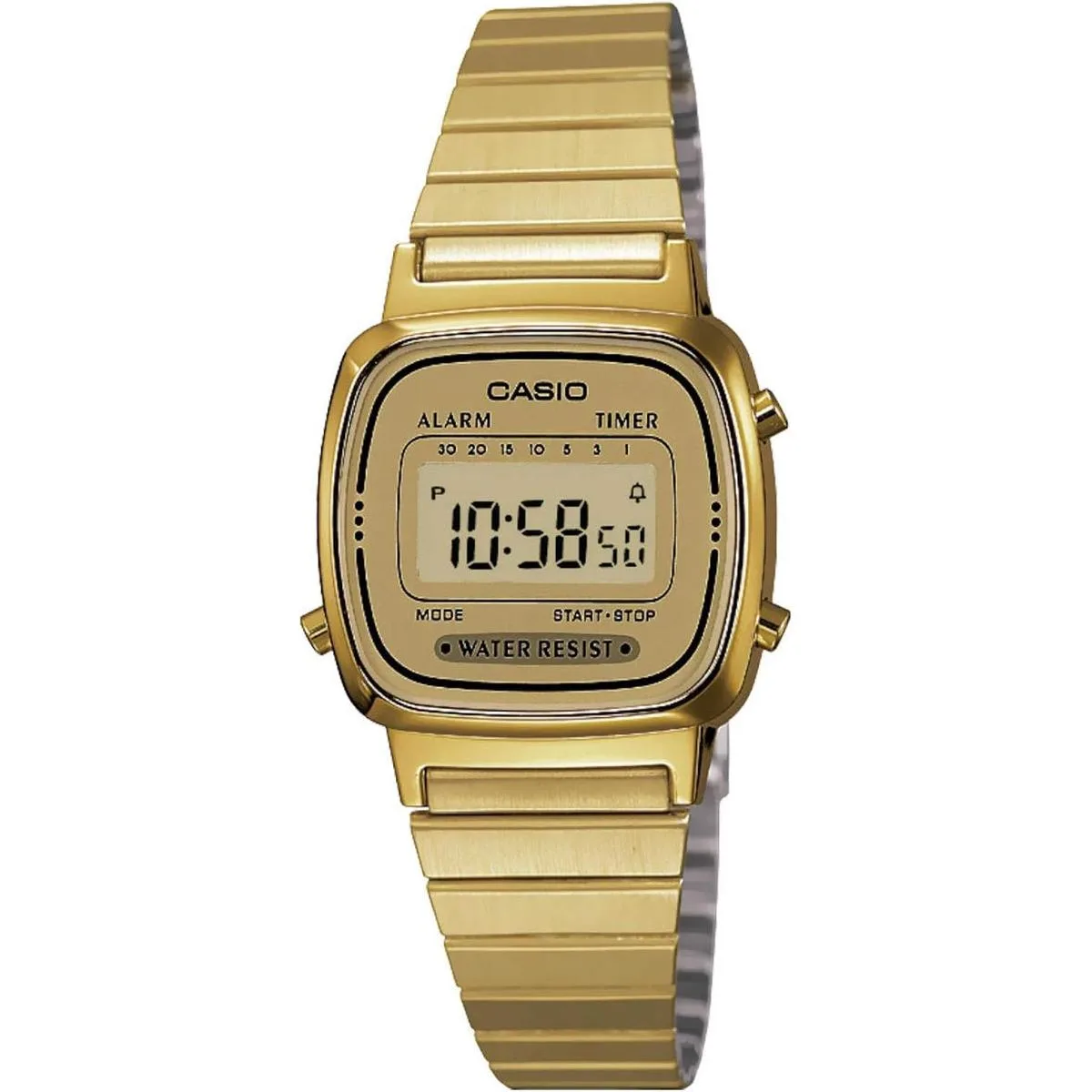CASIO LA670WGA9 Reloj de cuarzo de acero inoxidable_1