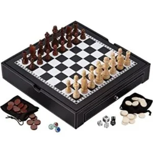Mainstreet Classics Broadway Juego de mesa combinado 5 en 1_1