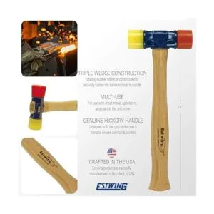 Estwing dfh12 martillo mazo de rojo y amarillo_2