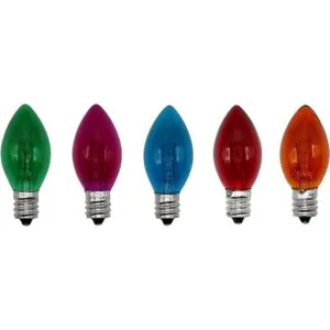 Creative Hobbies Box of 25 Colored Light Bulbs Random_3