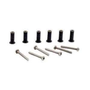 Paquete de 6 H2o Kayaks M5 Tornillos Pozi de neopreno de_1