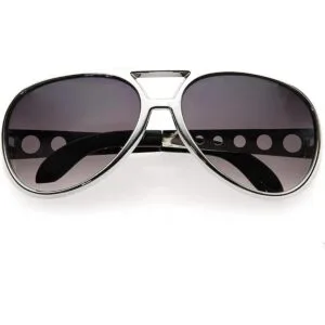 Gafas de sol grandes Elvis King of Rock Roll TCB_5
