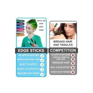 Pelo gis temporal para el pelo metálico brillo Color_2