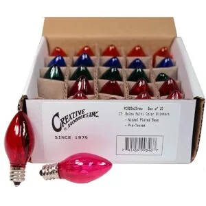 Creative Hobbies Box of 25 Colored Light Bulbs Random_1