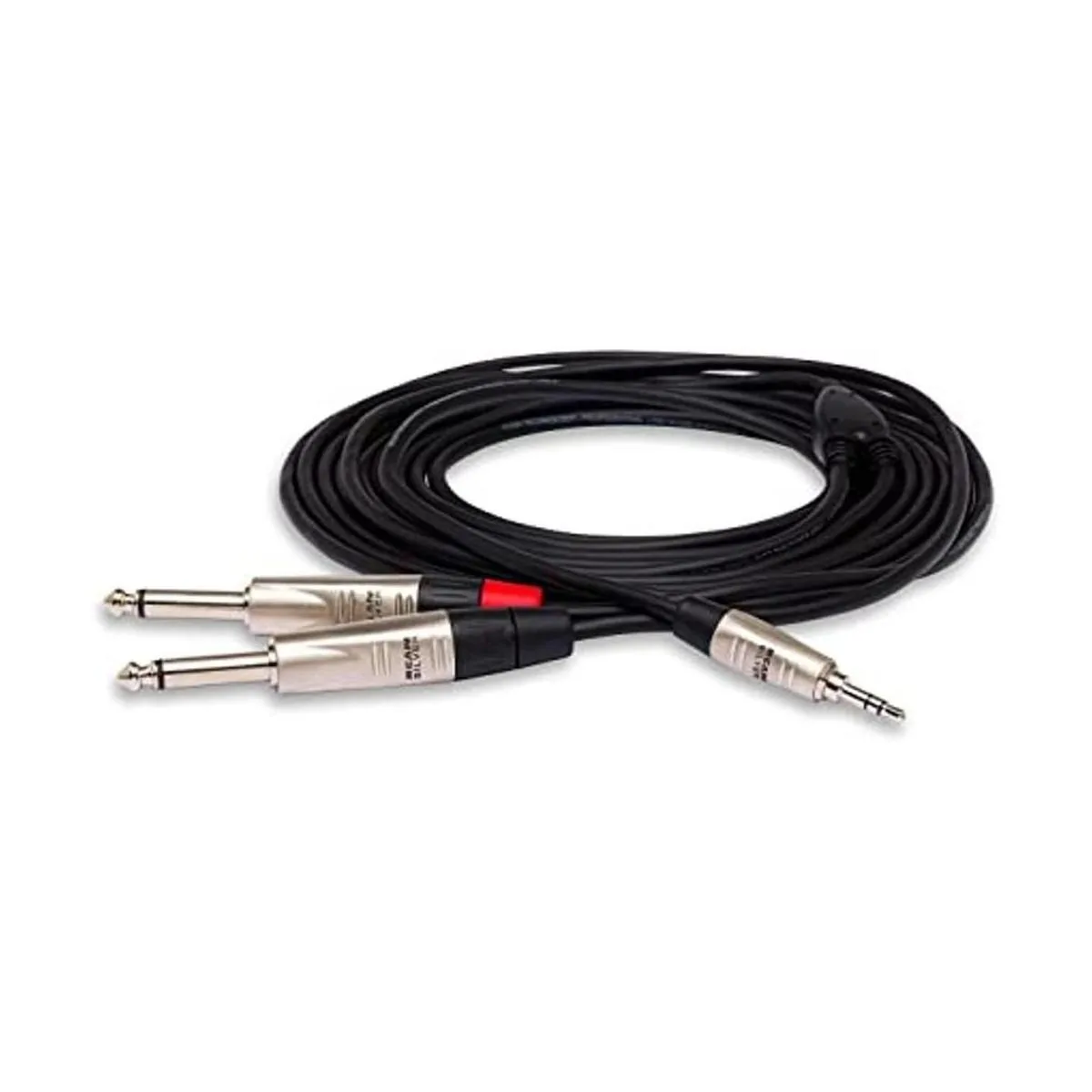 Hosa HMP003Y REAN Cable de ruptura estéreo TRS a dual de_1