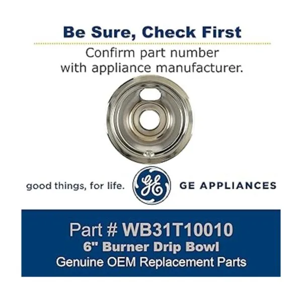 General Electric WB31T10010 Cuenco para quemador 6_2