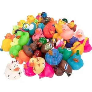 Kangaroo Surtido de juguetes de baño de pato de goma_4