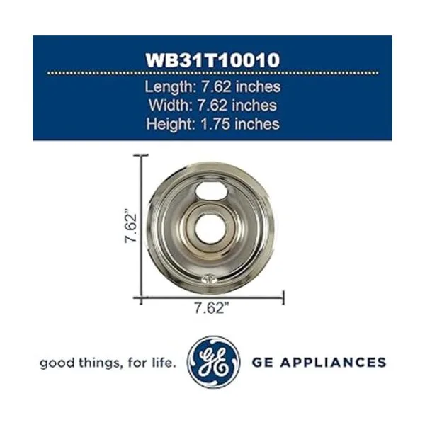 General Electric WB31T10010 Cuenco para quemador 6_3