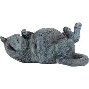Design Toscano Estatua de gato juguetón en la espalda_2