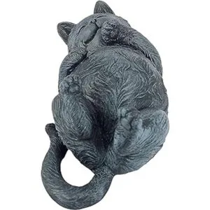 Design Toscano Estatua de gato juguetón en la espalda_5