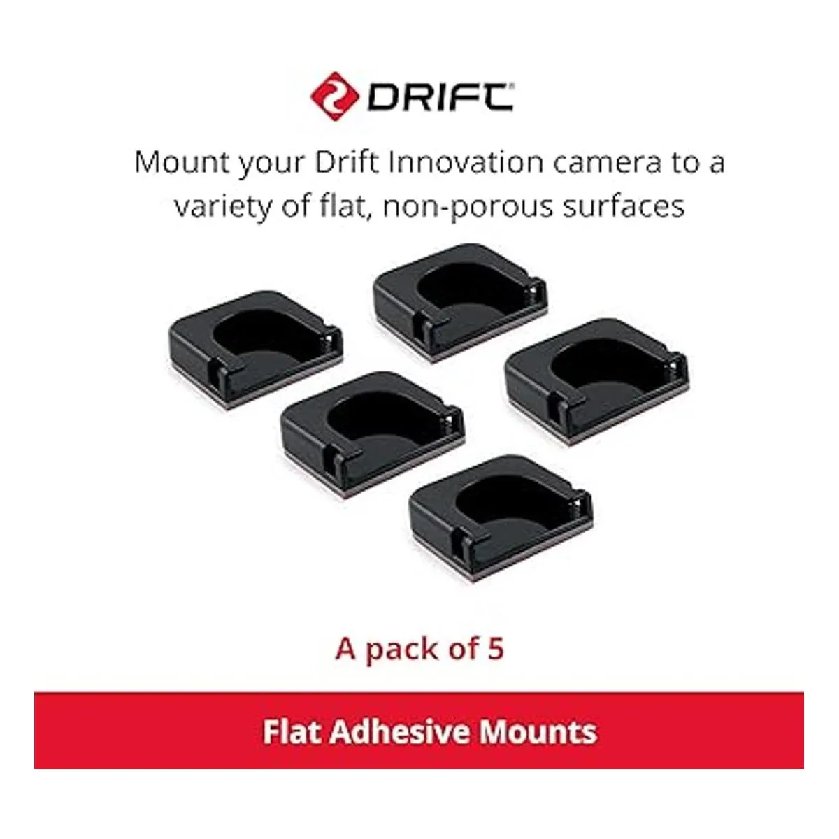 5 soportes adhesivos planos Drift Ideal para tener_2