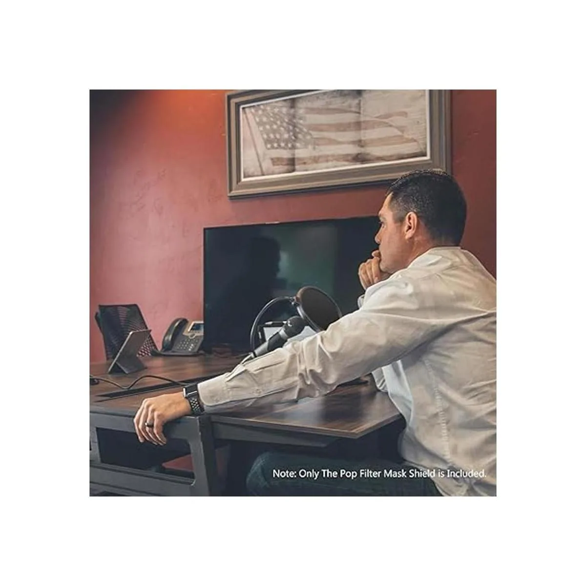 Escudo máscara de filtro para micrófono de estudio Neewer_5