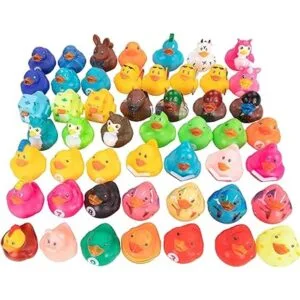 Kangaroo Surtido de juguetes de baño de pato de goma_3