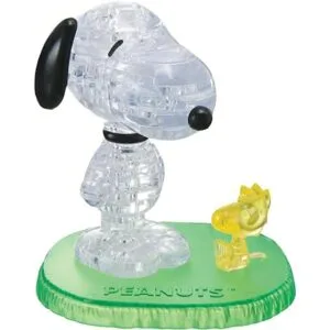 Rompecabezas original de vidrio 3D Bella Snoopy y_3