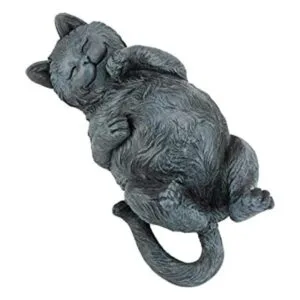Design Toscano Estatua de gato juguetón en la espalda_1