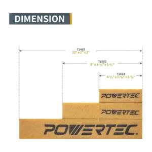 POWERTEC 71002 barra para limpiar abrasiva de 812._4
