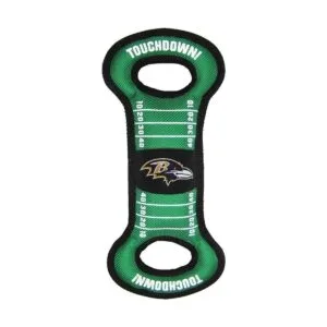 Pets First Baltimore Ravens Football Field Tug Toy_1