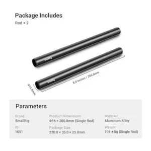 SmallRig varillas de 15mm_6