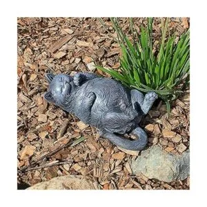 Design Toscano Estatua de gato juguetón en la espalda_6