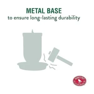 PerkyPet 1 tarro Mason Wild Bird Waterer 783 azul