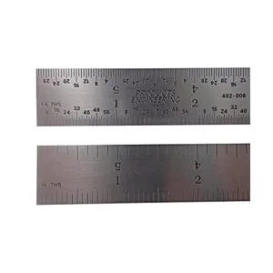 PEC Regla rígida de acero inoxidable 4R de 12 pulgadas_1
