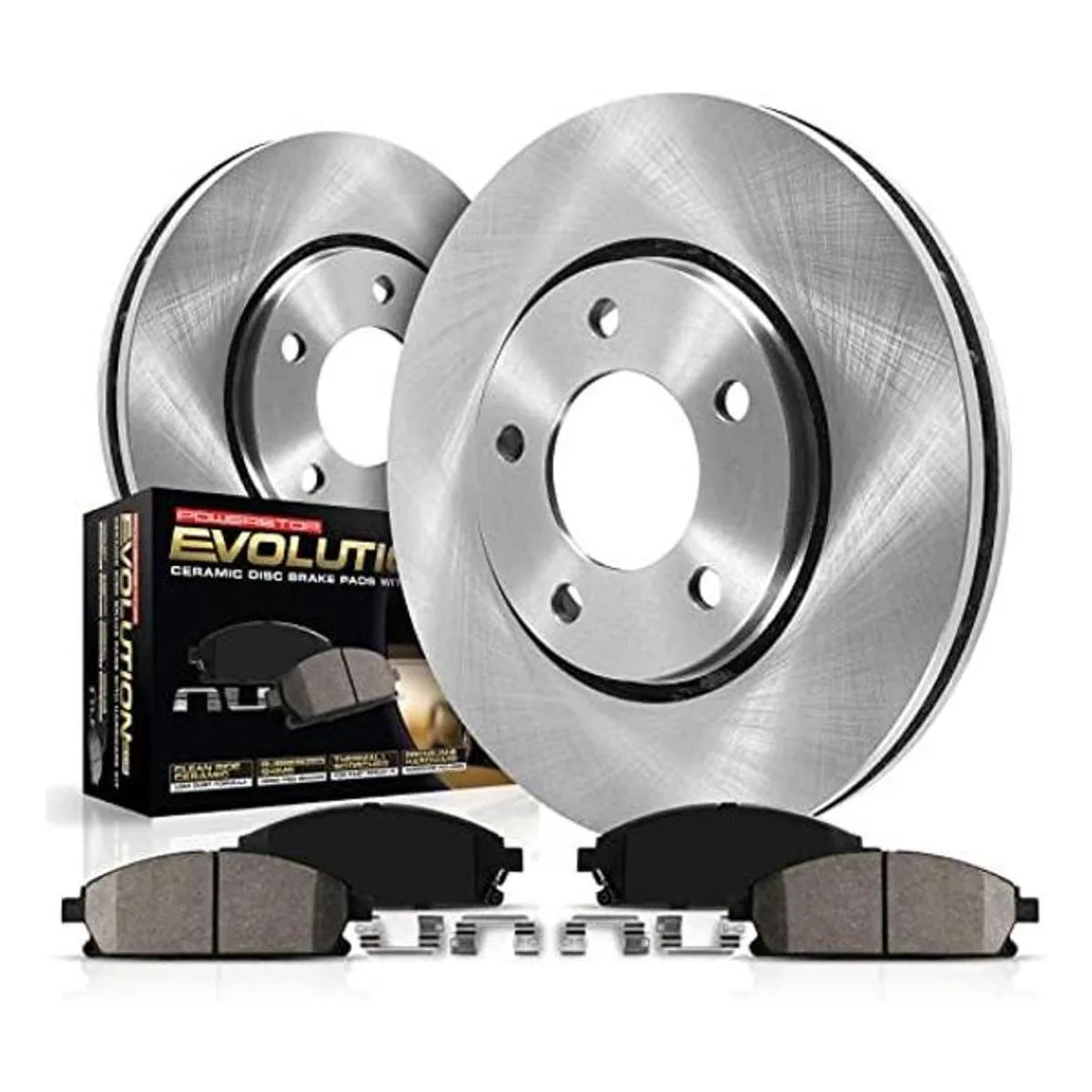 Power Stop Rear KOE1243 Kit de pastillas de freno y rotor_1