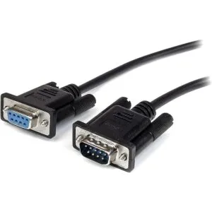 StarTech. com Cable de extensión serie DB9 RS232 de 9.8_1