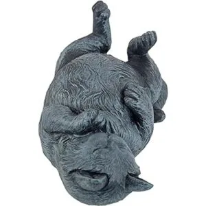 Design Toscano Estatua de gato juguetón en la espalda_3