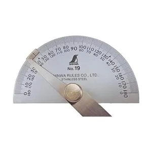 Shinwa transportador de acero inoxidable japonés nro. 19_2