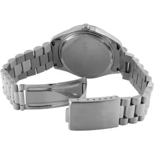 Peugeot Reloj de lujo con bisel acanalado de acero_6