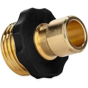 Camco Desconexión rápida de manguera de latón y acero de_5