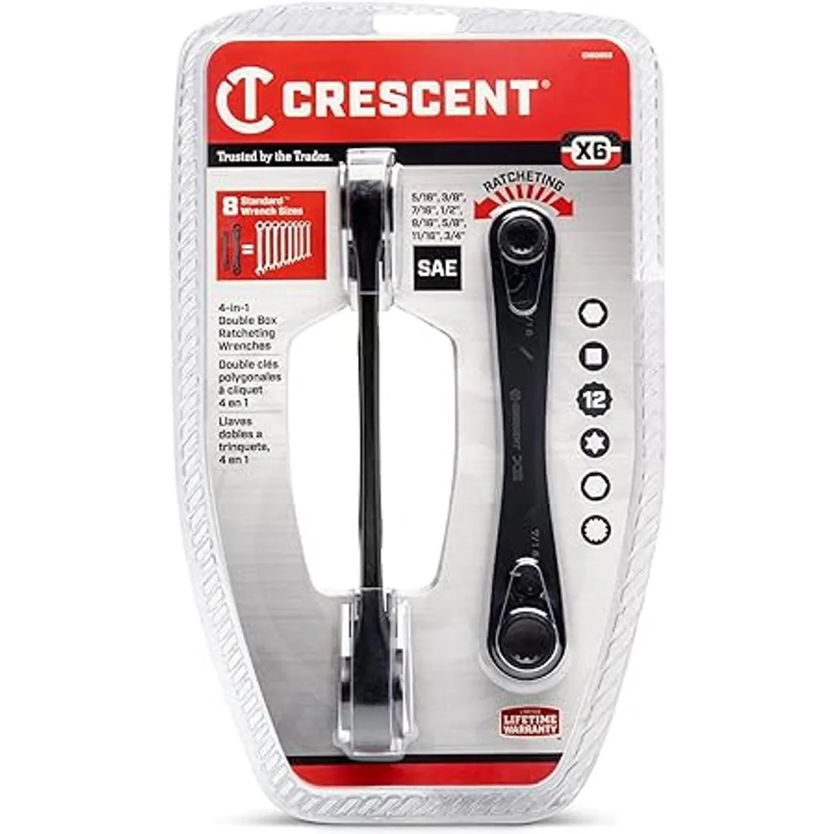 Juego de llaves con caja doble Crescent X6 4in1 cinta_6