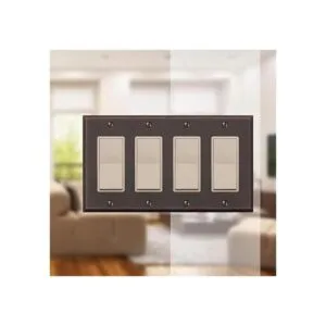 1 Placa de pared RockerGFCI Amerelle 68RGM Manhattan_3