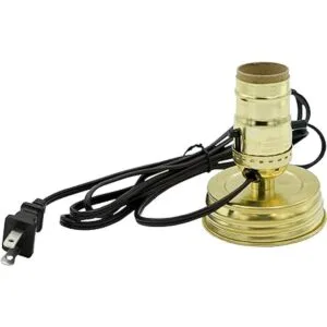 Creative Hobbies Mason Jar Lamp Making Kit is PreWired_2