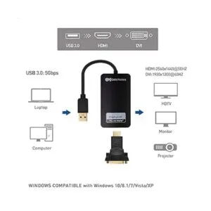 Cable Matters SuperSpeed adaptador USB 3.02.0 a HDMIDVI