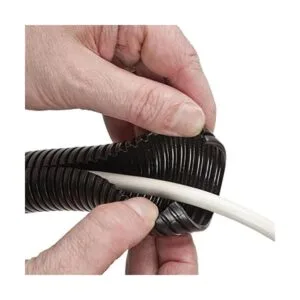 DLine Tubo de cable negro funda flexible de gestión de_3