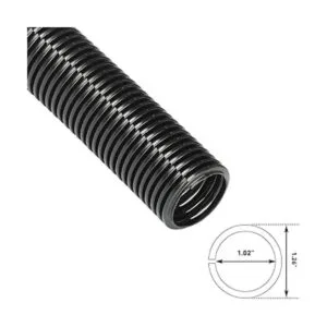 DLine Tubo de cable negro funda flexible de gestión de_5