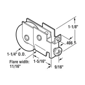 PrimeLine D 1686 Puerta corredera ajustable con borde_2