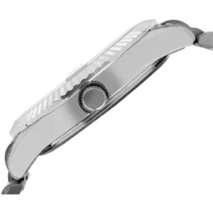 Peugeot Reloj de lujo con bisel acanalado de acero_5