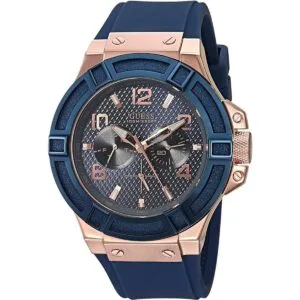 GUESS Reloj deportivo de silicona de 1.772 in_1