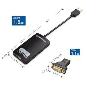 Cable Matters SuperSpeed adaptador USB 3.02.0 a HDMIDVI