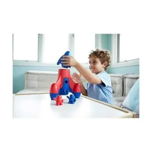 Cohete Green Toy con 2 astronautas color azulrojo._3