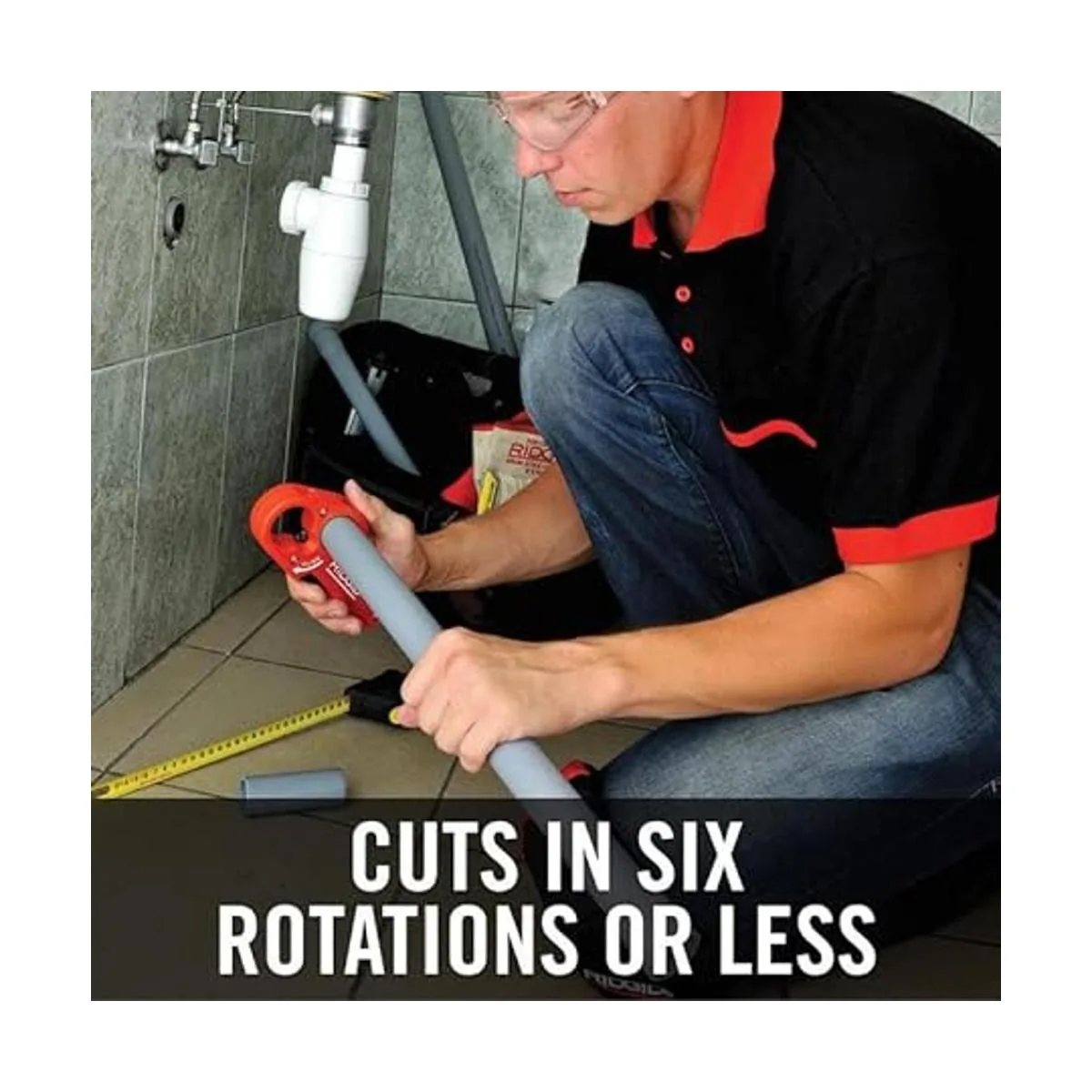 RIDGID Cortatubos de drenaje de plástico modelo PTEC 3000_4
