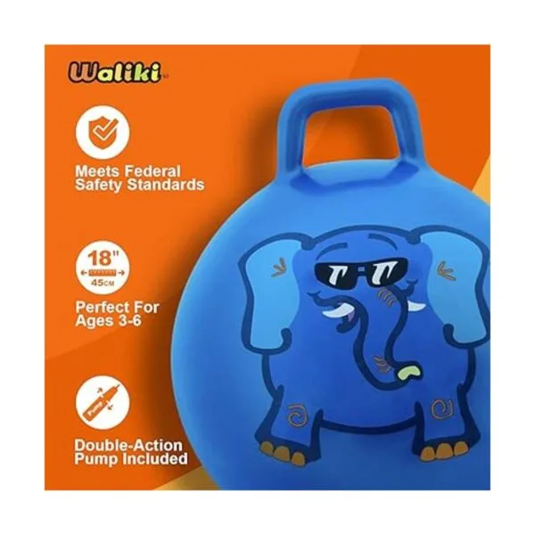 Pelota para saltar rebotadora WALIKI TOYS azul Azul_2