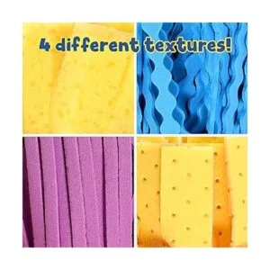 READY 2 LEARN Herramientas de arte texturizadas juego de_2