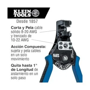 Klein Tools cortador de alambre y pelacables para cable_3