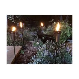 Antorcha TIKI Island King de 66 pulgadas acabado metálico_5